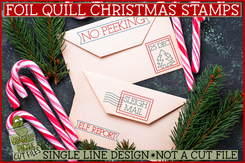 foil-quill-17-christmas-stamps-single-line-sketch-svg