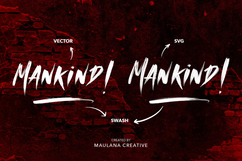 mankind-svg-brush-font