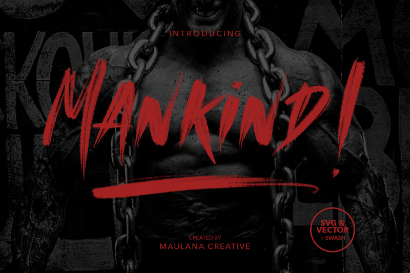 mankind-svg-brush-font