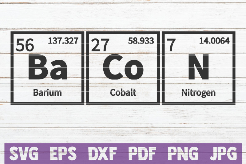 bacon-periodic-table-svg-cut-file