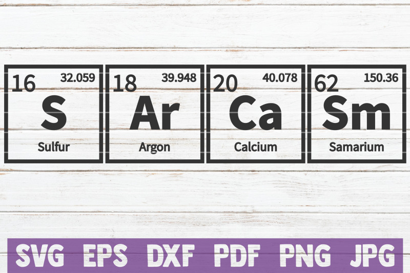 sarcasm-periodic-table-svg-cut-file