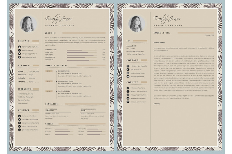 resume-amp-coverletter-template