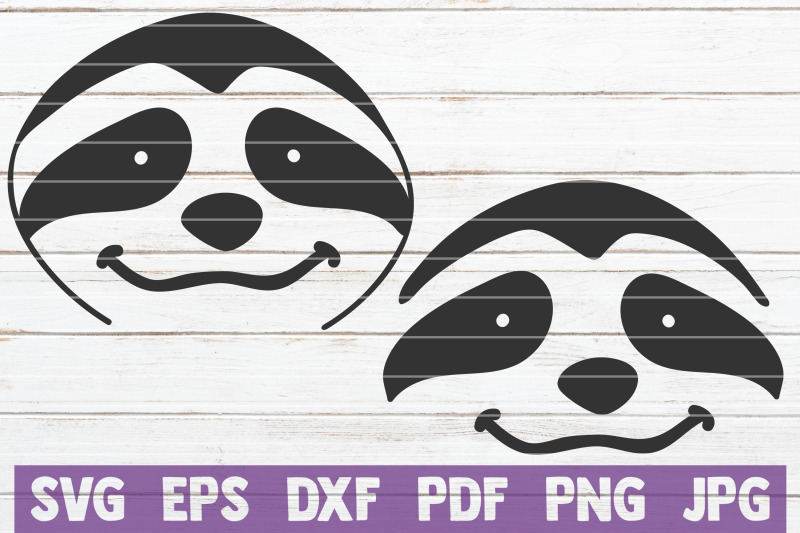 sloth-face-svg-cut-files