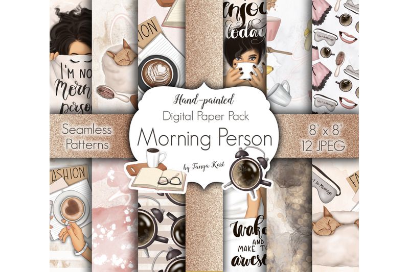 morning-person-clipart-amp-patterns