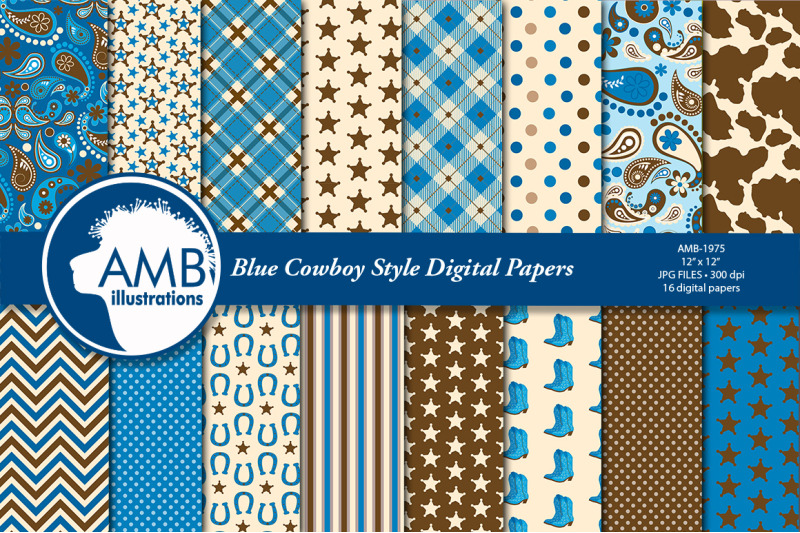 cowboy-digital-paper-cowboys-in-blue-background-western-amb-1975