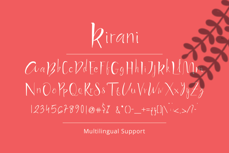 kirani-a-handwritten-font