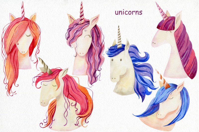 watercolor-unicorns-kit