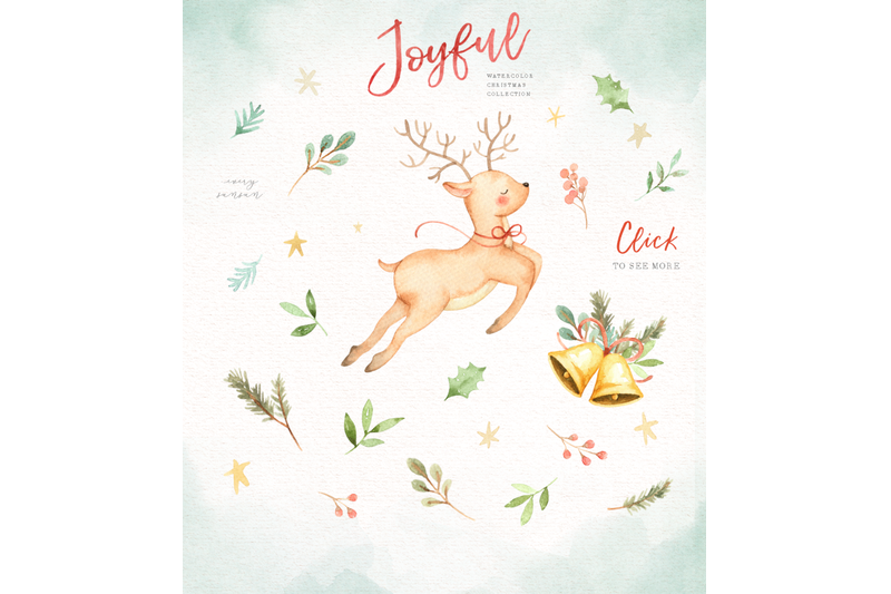 joyful-watercolor-christmas-set
