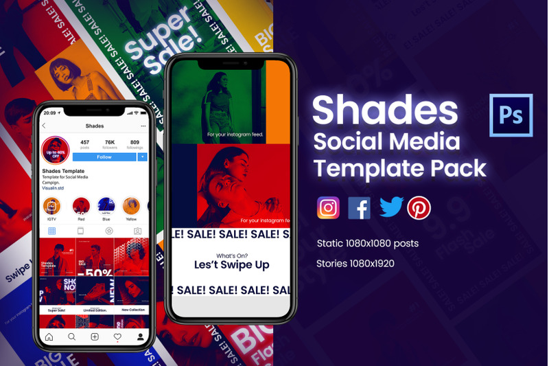 shades-social-media-template