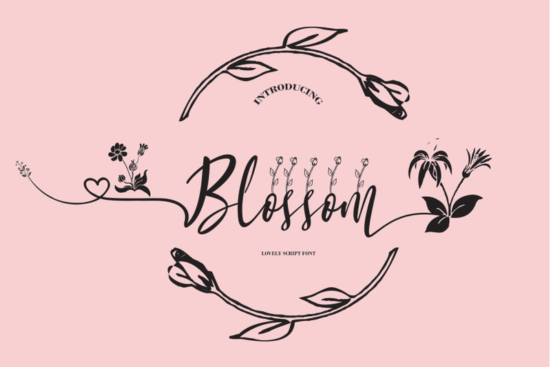 blossom-script