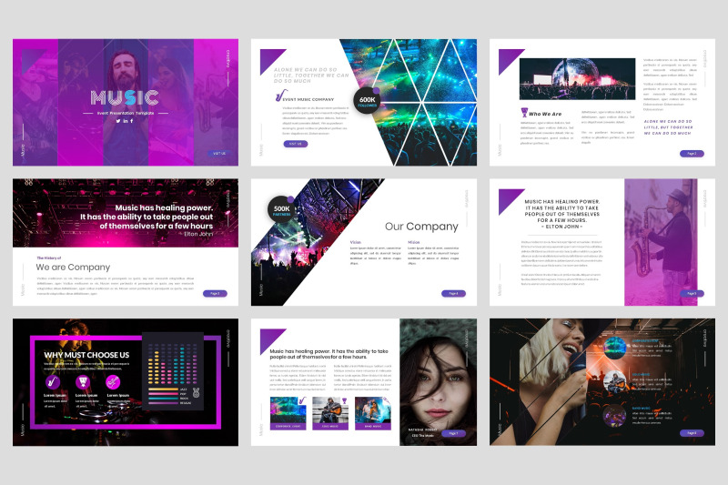 music-event-google-slide-template