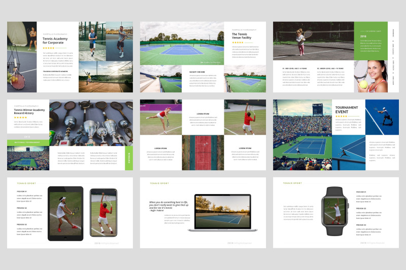 tennis-sport-google-slide-template