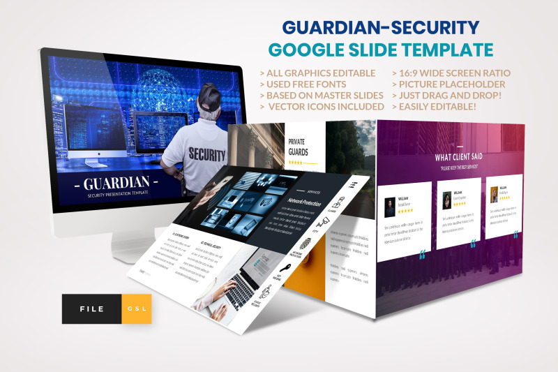 guardian-security-google-slide-template