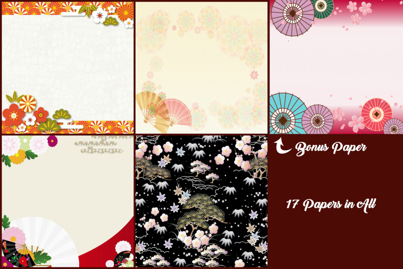 japanese-digital-papers-plus-one-bonus