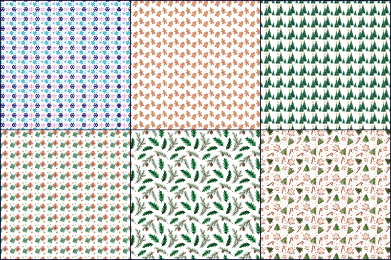 watercolor-christmas-patterns-papers