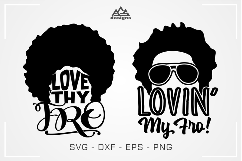 afro-quotes-word-art-svg-design