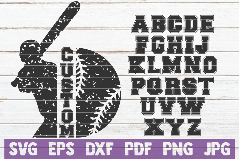 baseball-custom-frame-svg-cut-file