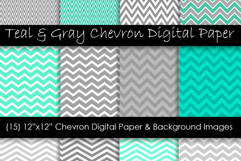 teal-amp-gray-chevron-patterns