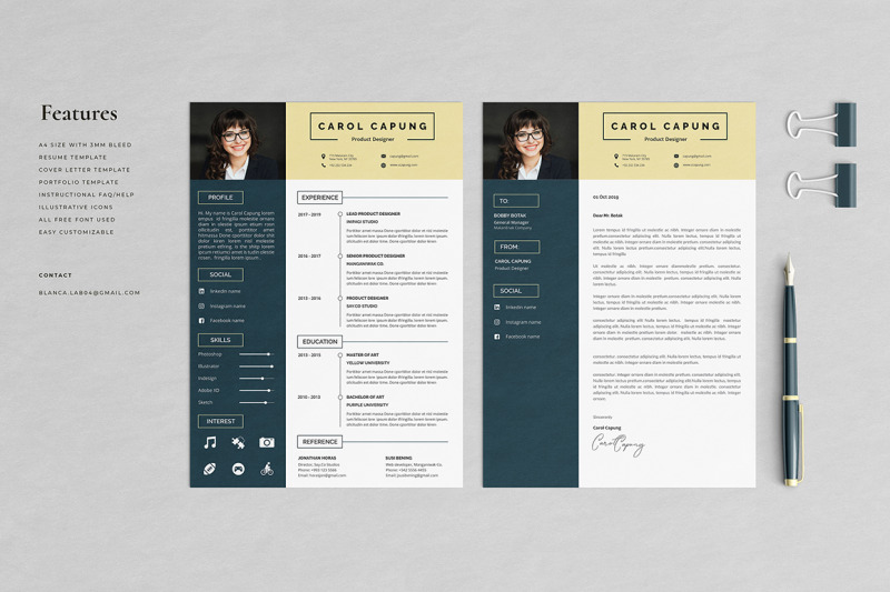 carol-resume-template