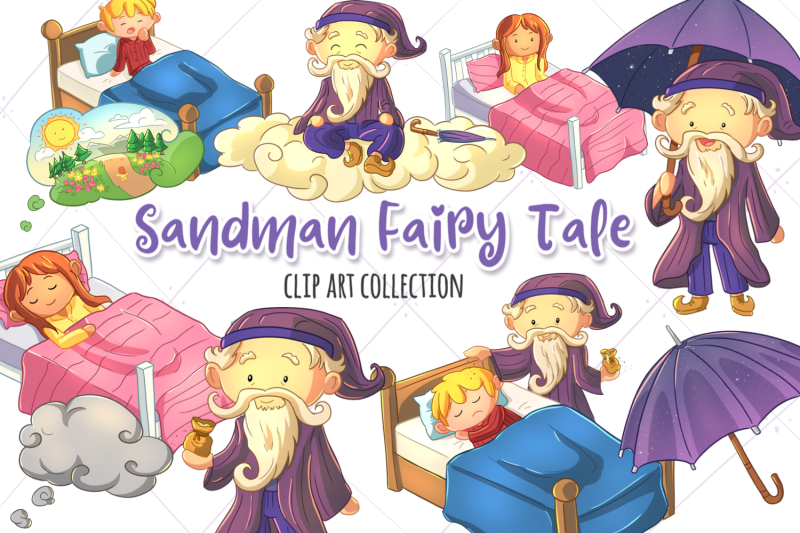 sandman-fairy-tale-clip-art-collection