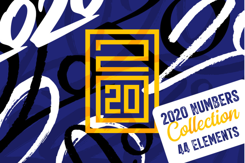 2020-numbers-lettering-set