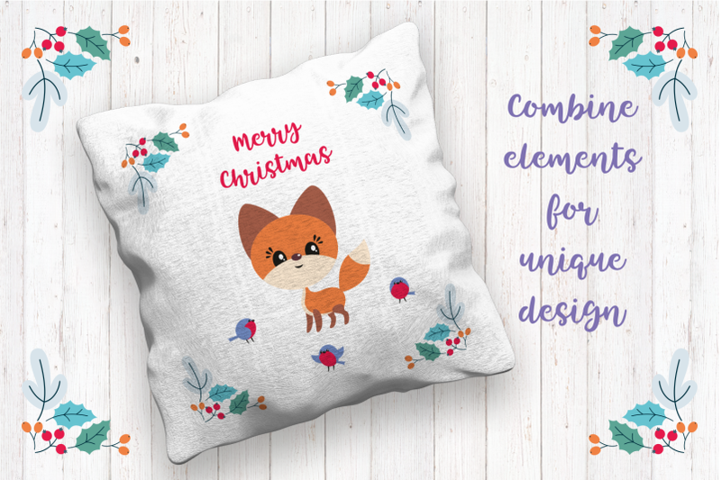 cute-fox-christmas-clip-arts