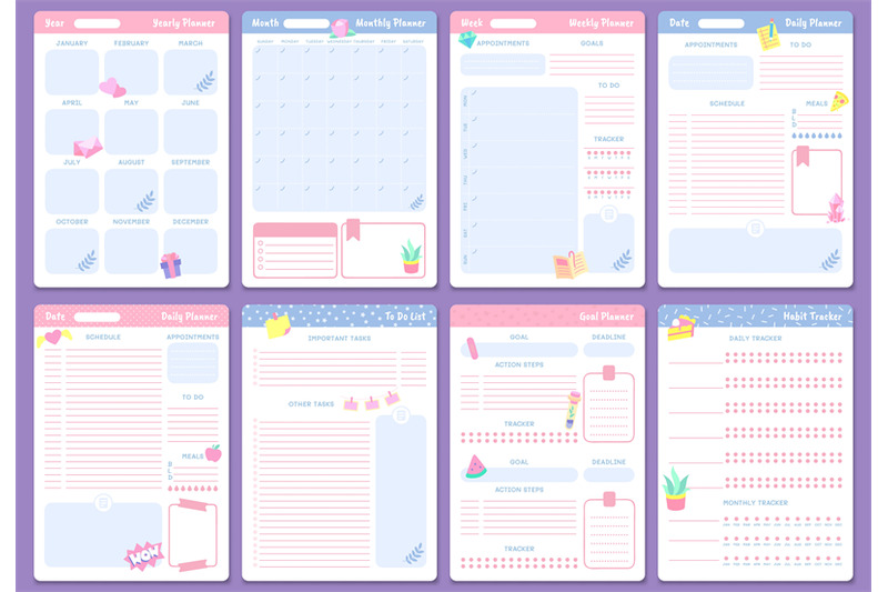 cute-planner-templates-weekly-monthly-and-yearly-planners-to-do-lis