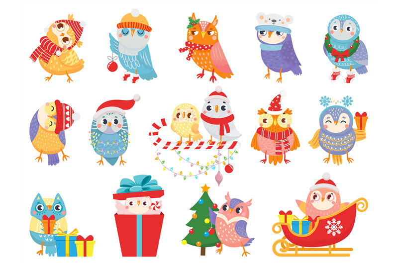 winter-owl-cute-christmas-birds-owls-in-scarf-and-hat-and-bird-masco