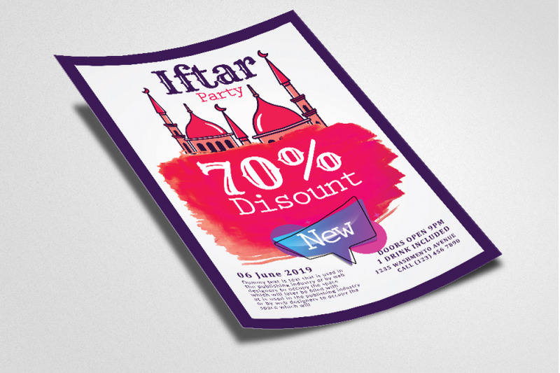 restaurant-ramadan-iftar-discount-flyer