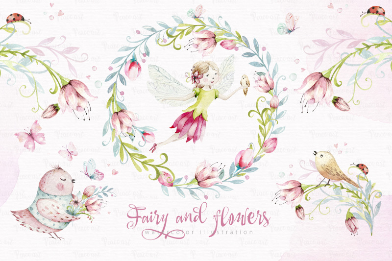 fairy-and-flowers