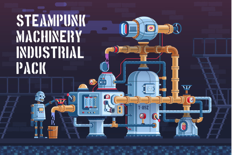 machinery-steampunk-industrial-pack