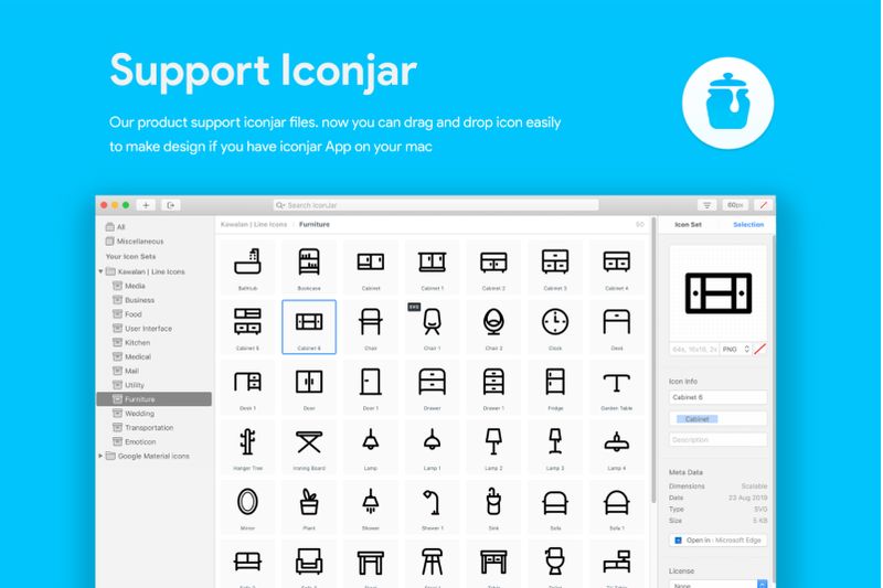 50-furniture-line-icons