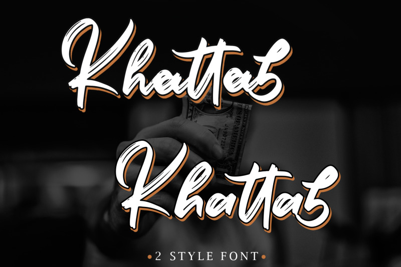 khattab-brush-font-font-duo