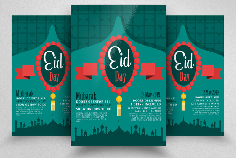 eid-day-islamic-event-flyer-template