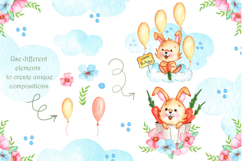 watercolor-little-bunnies-illustrations