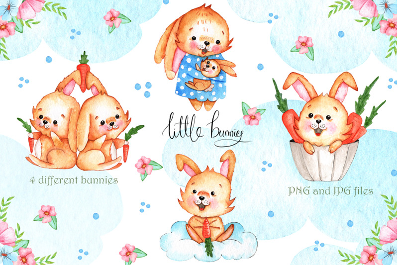 watercolor-little-bunnies-illustrations