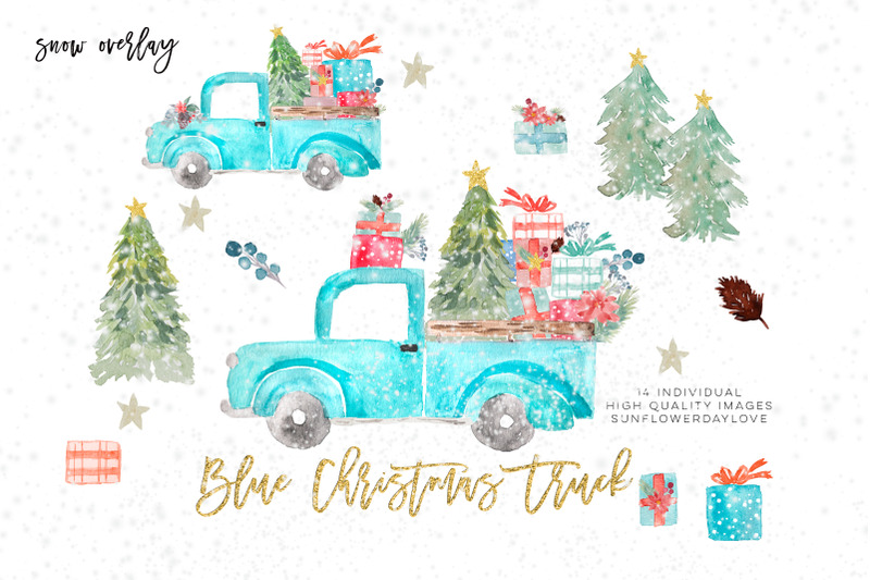 watercolor-christmas-truck-clip-art-truck-with-christmas-tree