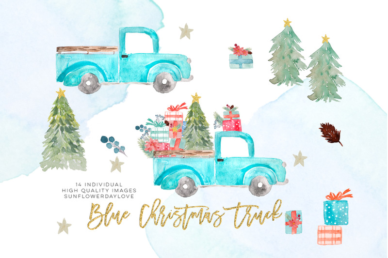 watercolor-christmas-truck-clip-art-truck-with-christmas-tree