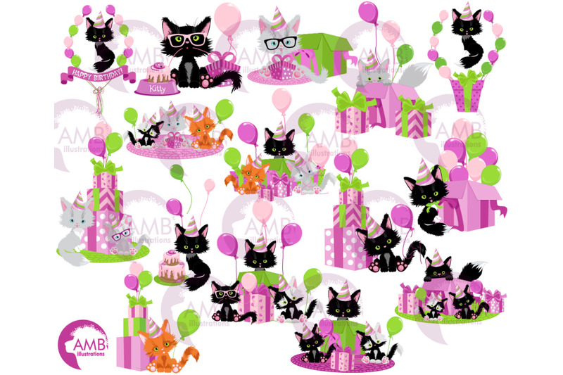 birthday-cat-scenes-clipart-pack-amb-2671