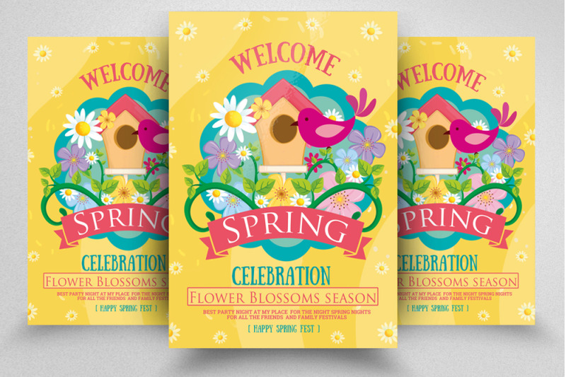 spring-festival-celebration-flyer