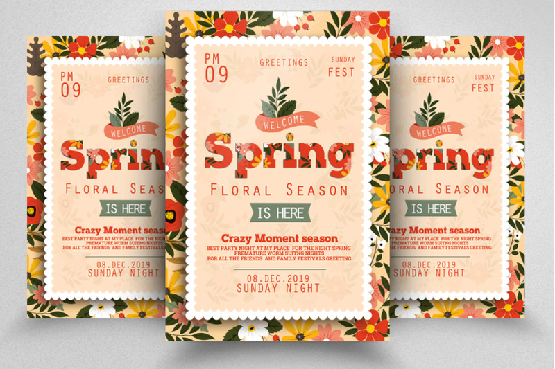 spring-season-floral-flyer-poster-template