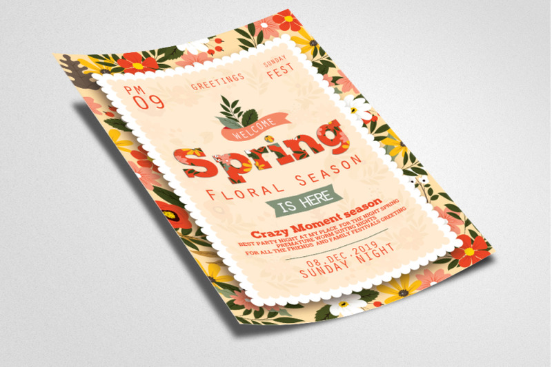 spring-season-floral-flyer-poster-template