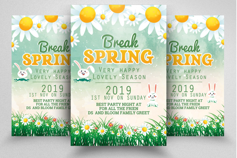 break-spring-festival-flyer-poster-template