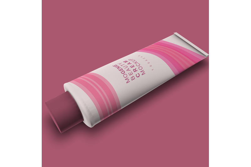 Free Beauty Cream Mockup (PSD Mockups)