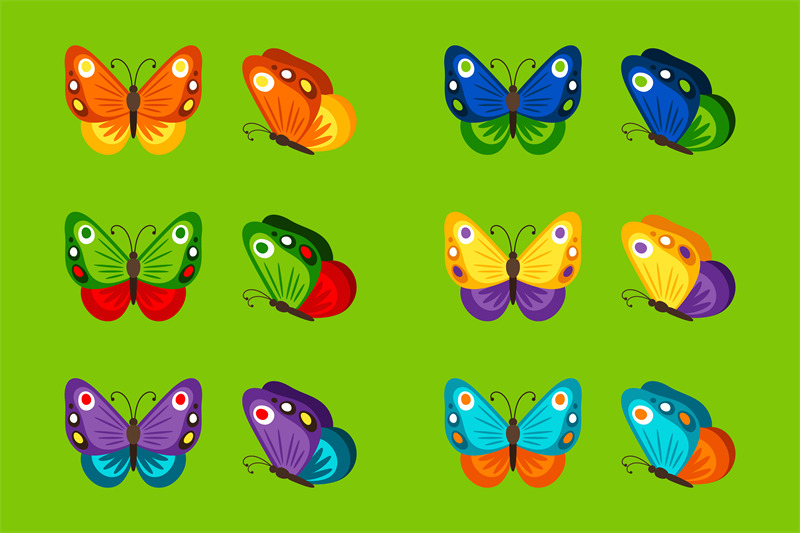 colorful-butterflies-icons