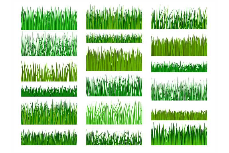 grass-border-horizontal-seamless-pattern