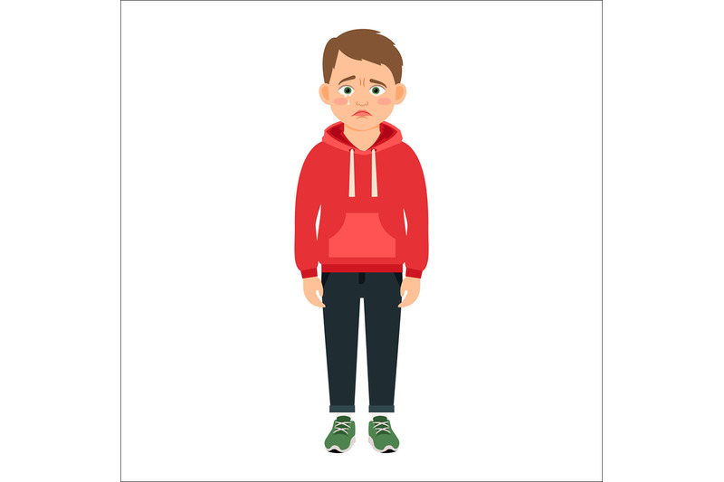 disappointed-little-boy-in-red-hoodie