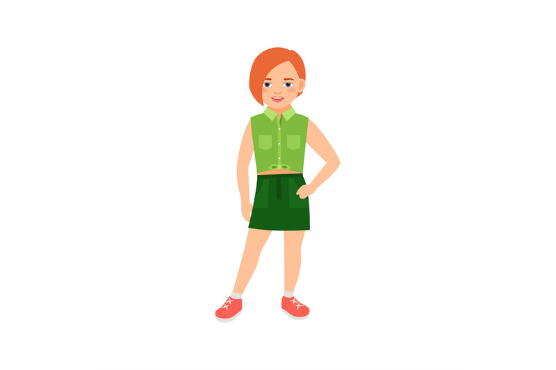 happy-redhead-girl-in-green-suit