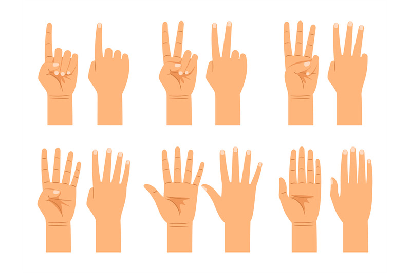 hand-counting-signs