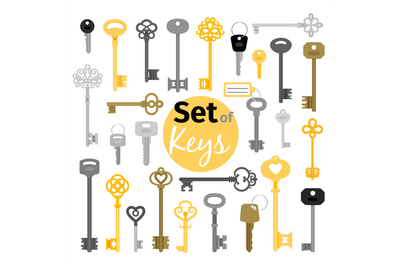 antique-and-modern-keys